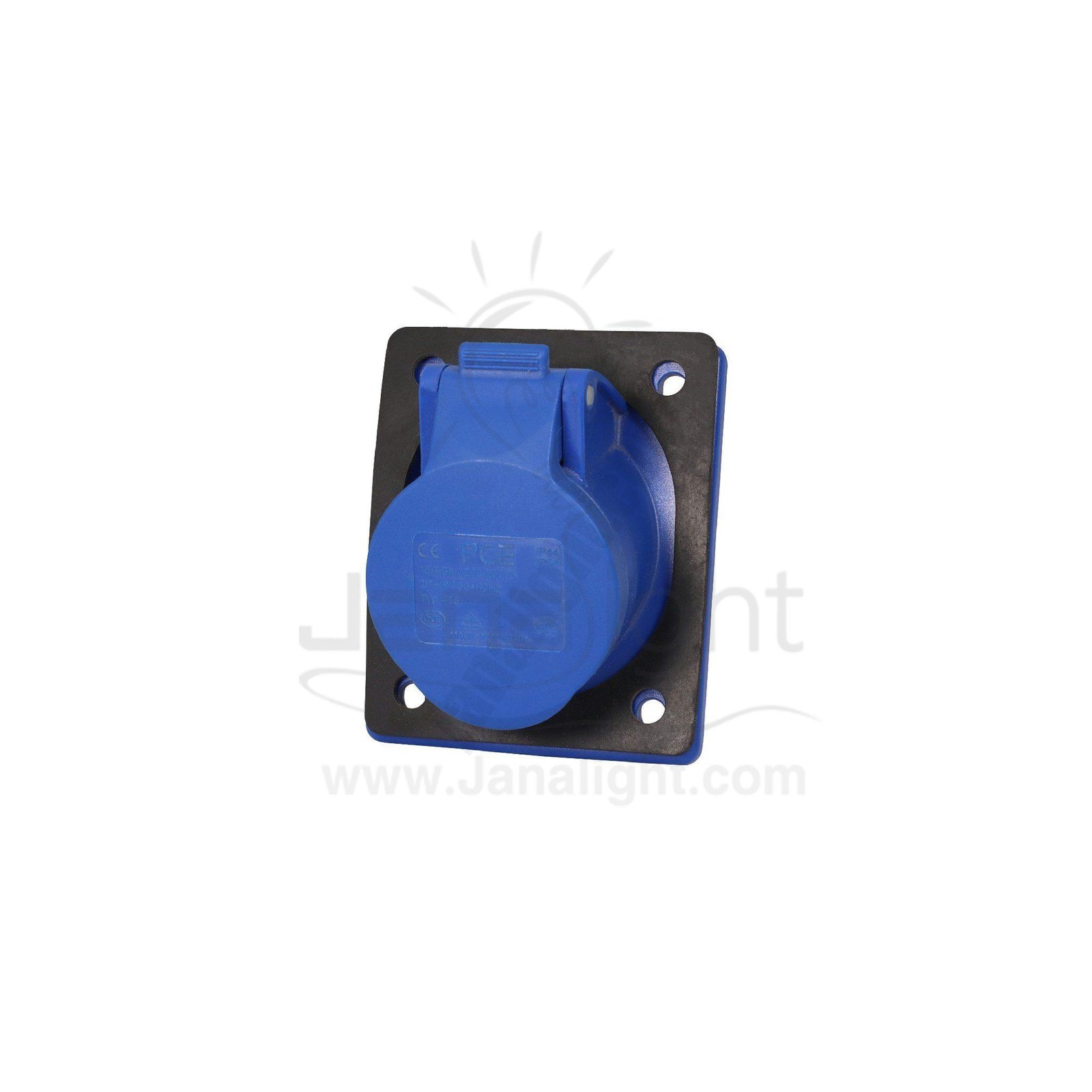 بريزة صاروخ 16 امبير 3 بول داخل Inside Installation 3P 16A Industrial Connector Plug